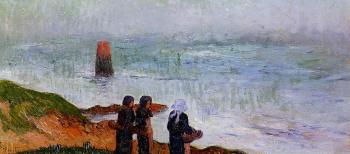 亨利 莫雷 Breton Women by the Sea